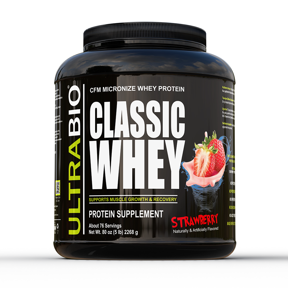 Ultrabio Classic Whey 2268g Çilek Aromalı 76 porsiyon