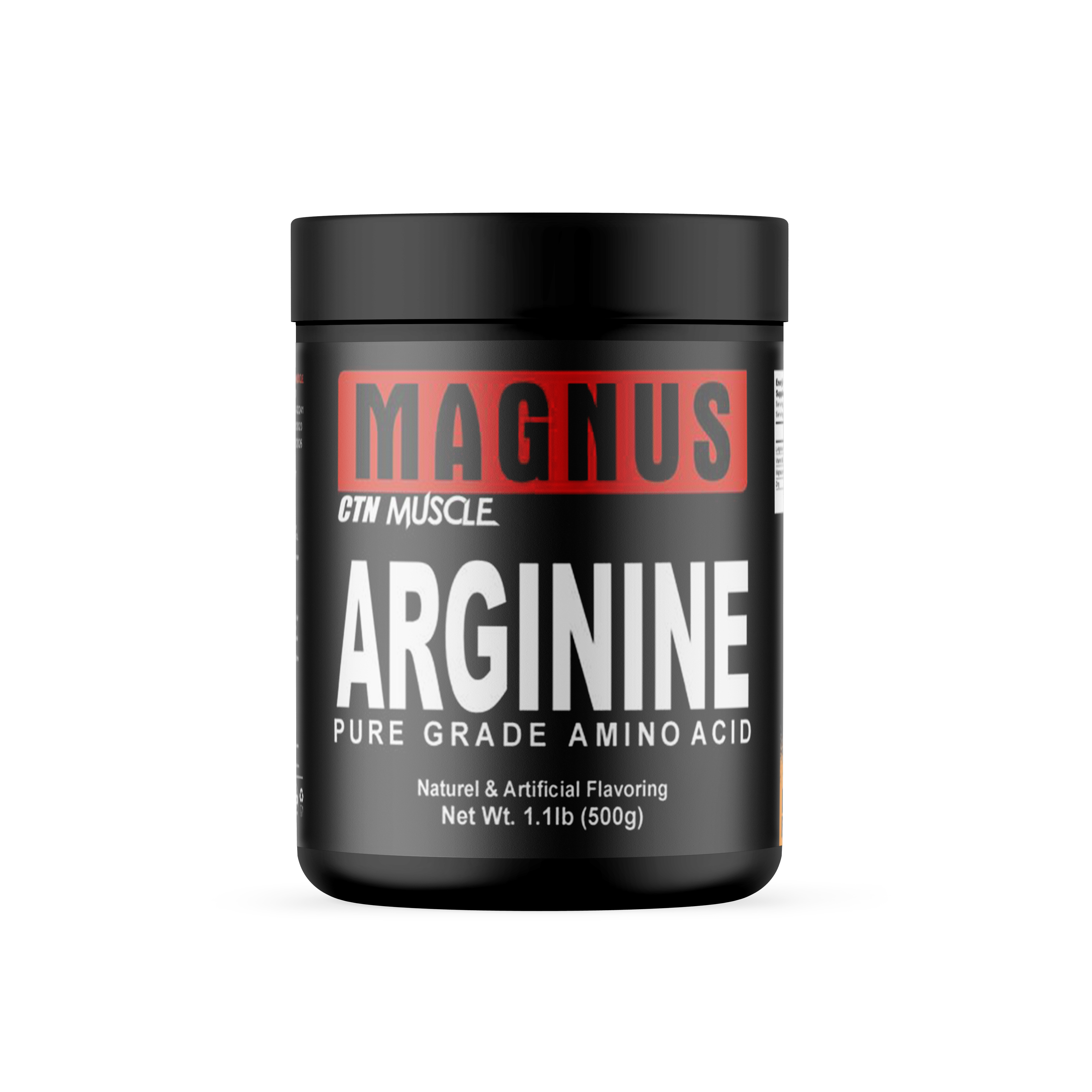 CTN MUSCLE Magnus Arginine – Pure Grade Amino Acid (500g)